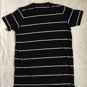 Brandy Melville black and white pin stripe dress.